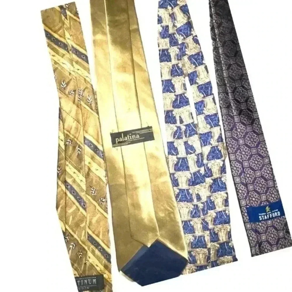 Mens Bundle of 4 Ties - Picture 1 of 1
